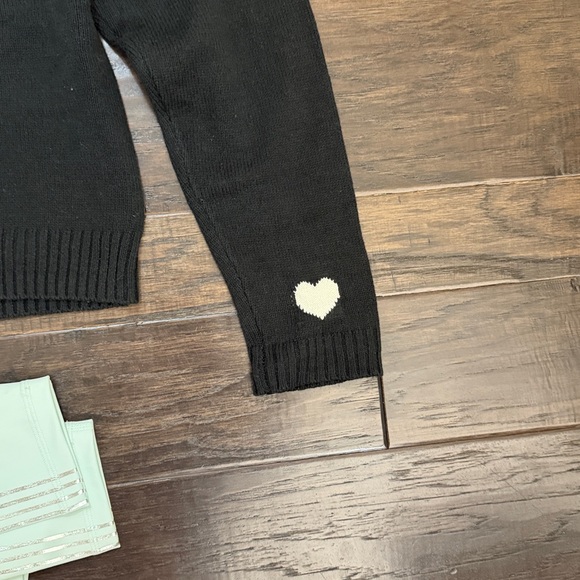 Wildfox Set Black Sweater Empire State Text & NWT Wildfox leggings mint - Picture 4 of 9